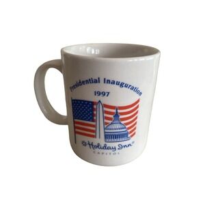Linyi Coffee Mug White 1997 Presidential Inauguration Holiday Inn Capitol